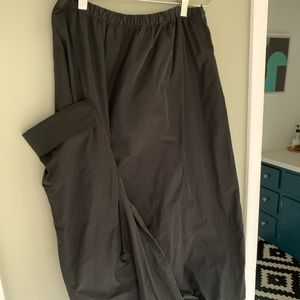 Black mid-calf skirt